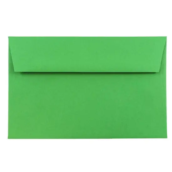 JAM Paper A9 Brite Hue Christmas Green Colored Invitation Envelopes, 250ct. {1}