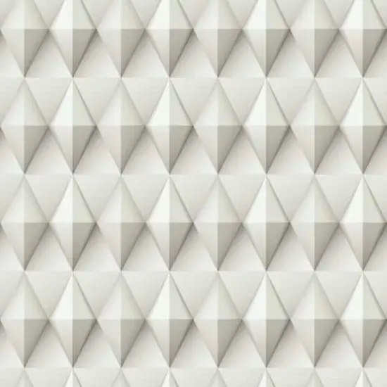 RoomMates Paragon Geometric Peel & Stick Wallpaper Taupe and White {1}