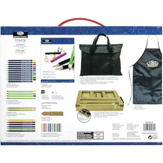 Royal & Langnickel&reg; Essentials&trade; 44 Piece Drawing Travel Easel Set {6}