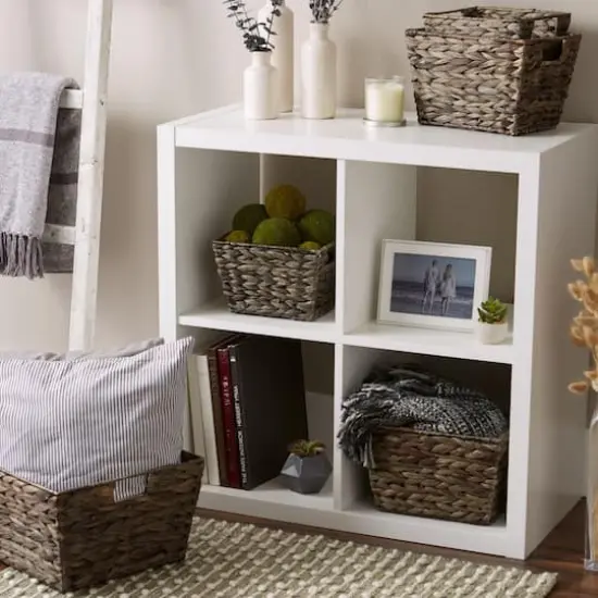 DII&reg; Graywash Hyacinth Basket Set {5}