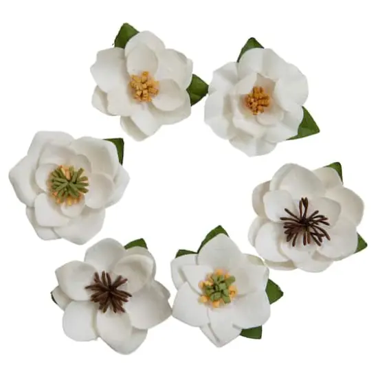 Paper Magnolia Flower Embellishments by Recollections&trade; {1}