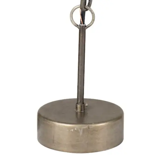 Hello Honey&reg; 27.5" 2-Tier Draped Wood Bead Chandelier Green {6}