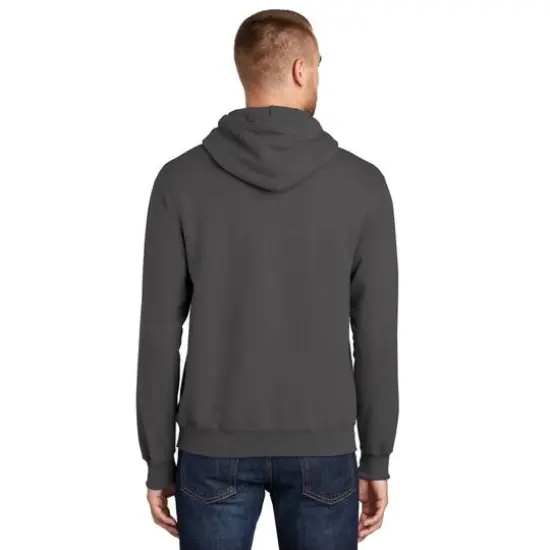 Port & Company&reg; Tall Essential Fleece Pullover Hooded Sweatshirt Charcoal {6}
