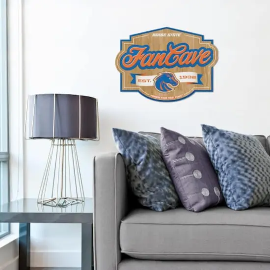 NCAA Fan Cave Sign Boise State Broncos {4}