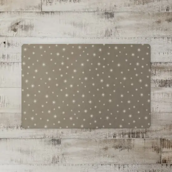 Gray Twinkle Floor Mat {3}