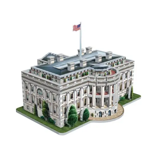 Wrebbit 3D Puzzle&trade; The White House 490 Piece Puzzle {9}