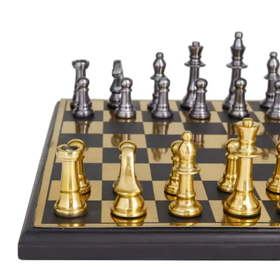 Gold Traditional Game Set, 17" x 17" x 5" {4}