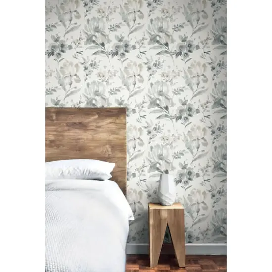RoomMates Gray Iris Peel & Stick Wallpaper {3}