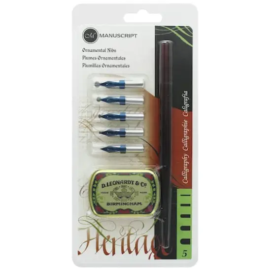 Manuscript Calligraphy Ornamental Nibs Set {1}