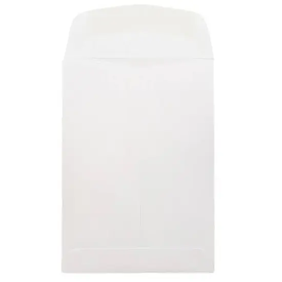 JAM Paper 5.5" x 7.5" White Open End Catalog Envelopes {3}