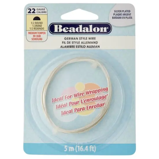 Beadalon&reg; German Style Wire, Half Round {4}