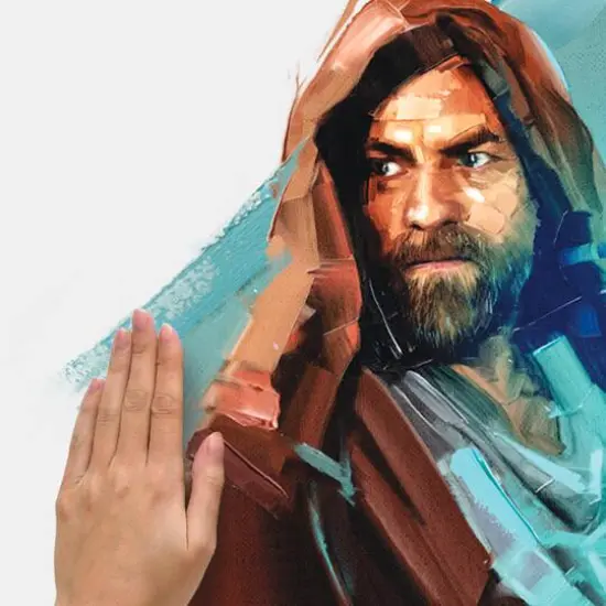 RoomMates Obi Wan Kenobi Painted Peel & Stick Giant Wall Decals {7}