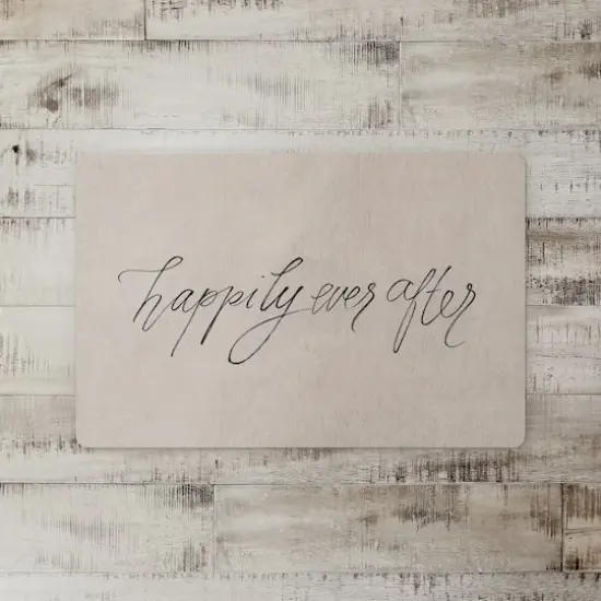 18" x 27" Happily Ever After Floor Mat {3}