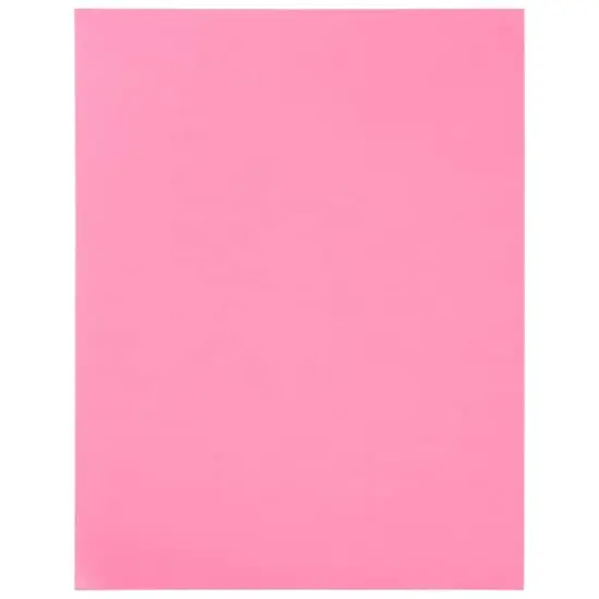 JAM Paper Shipping Labels, 8.5" x 11" Ultra Pink {6}