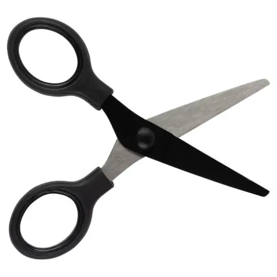 JAM Paper 5" Multi-Purpose Mini Scissors Black {5}