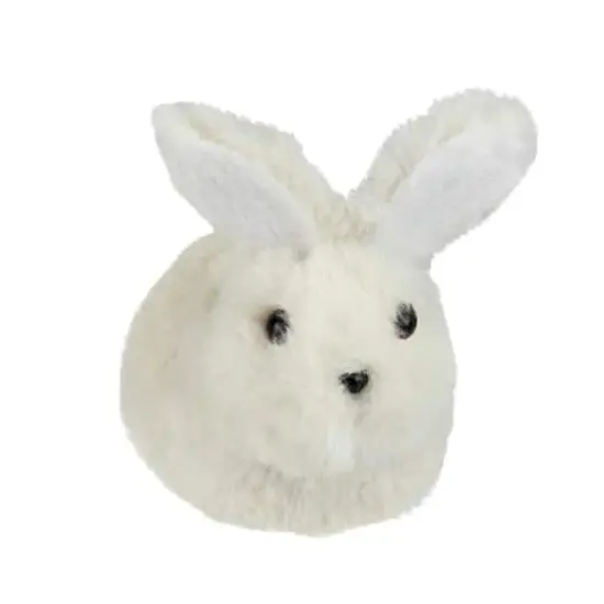 5" Beige Plush Sitting Easter Bunny Figure {1}