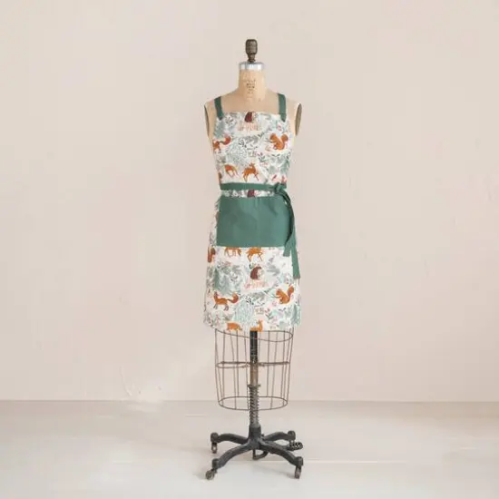 Hello Honey&reg; 32" Winter Woodland Animal Apron {3}
