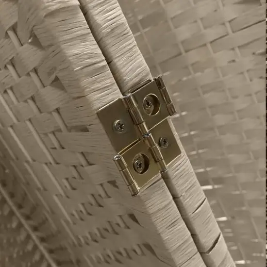 Sorbus 6-Panel Room Divider Beige {4}