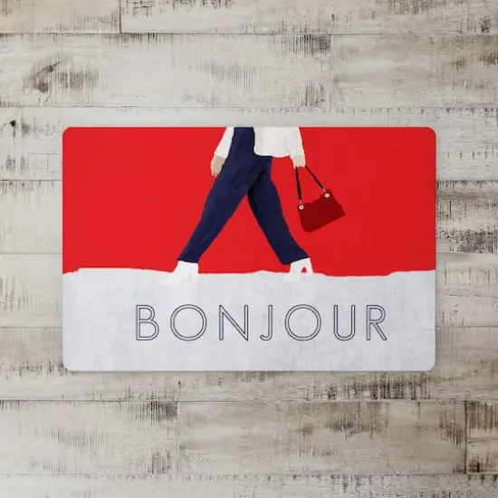 Bonjour 27" x 18" Floor Mat {3}