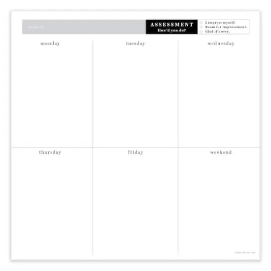 TF Publishing Executive Weekly Square Schedule Pad {3}
