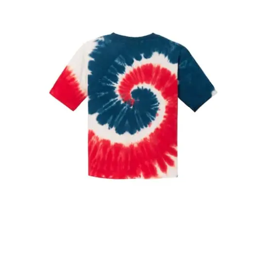Port & Company&reg; Youth Tie-Dye T-Shirt USA Rainbow {5}