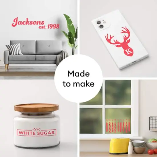 Cricut&reg; Premium Vinyl&trade;, Removable Cardinal Red {5}