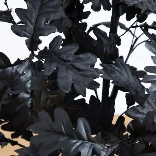 4ft. Artificial Halloween Black Oak Tree {4}