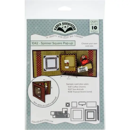 Karen Burniston Dies-Spinner Square Pop-Up {1}