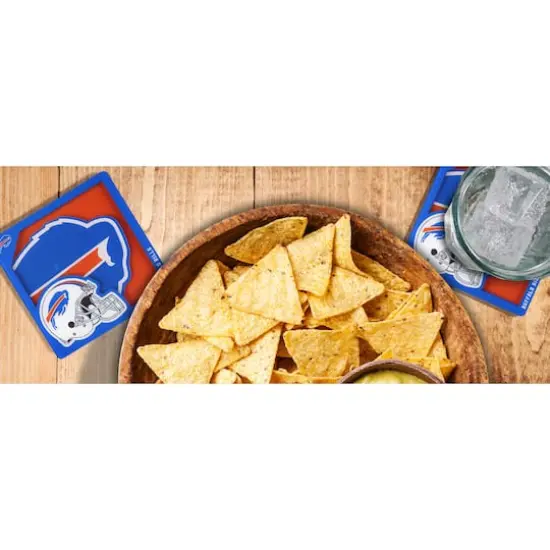 NFL 3D Logo Series Coaster Set Buffalo Bills {4}