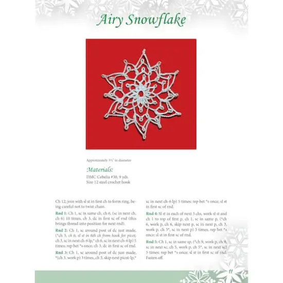 Dover Publications Christmas Ornaments To Crochet {5}