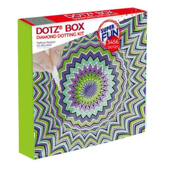 Diamond Dotz&reg; Optical Illusion Diamond Box Painting Kit {4}