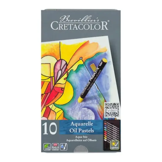 Cretacolor&reg; 10 Color AquaStic Oil Pastel Set {1}