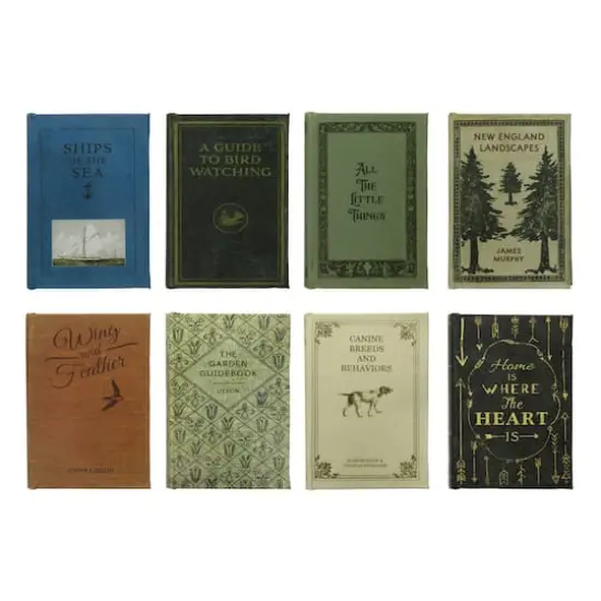 Hello Honey&reg; 5.5" Vintage Style Book Boxes, 8ct. {1}