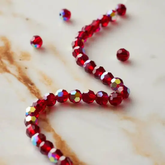 Preciosa Glass Crystal Round Beads, 4mm by Bead Landing&trade; Siam AB {3}