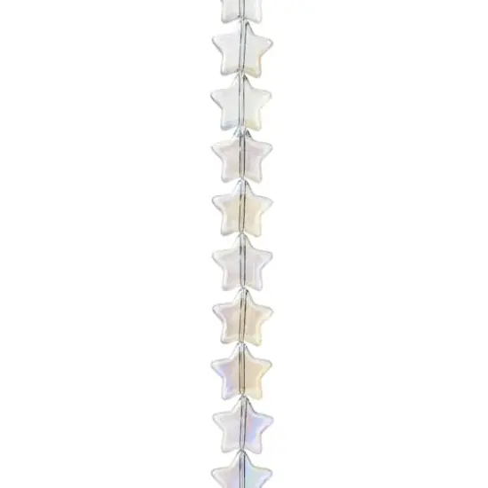 Clear Glass Star Beads by Bead Landing&trade;, 12mm {1}