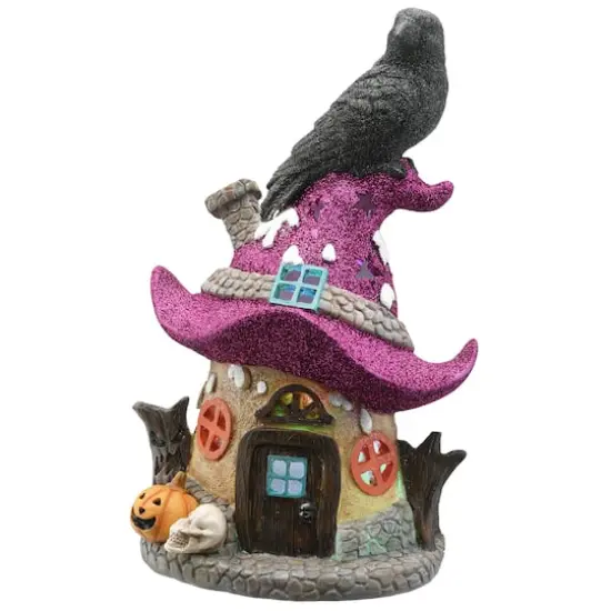 10" Purple LED Hat Haunted House {1}