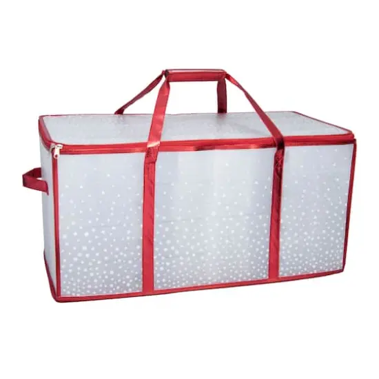 Simplify Red & White 128ct. Ornament Storage Organizer {1}