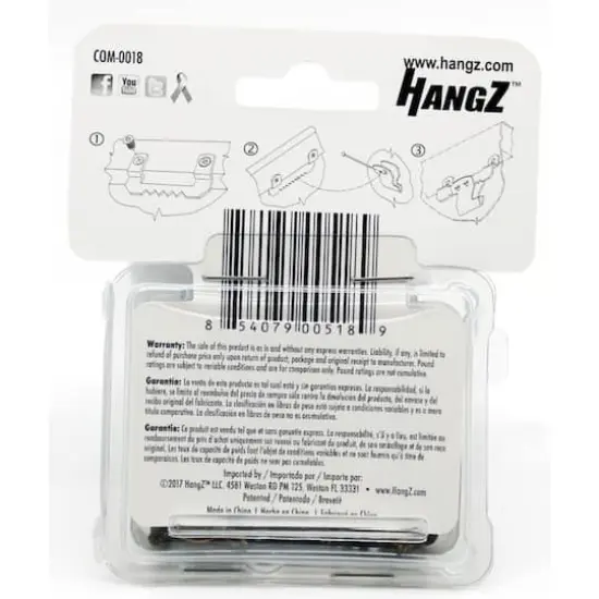 HangZ&trade; 20lb. Canvas Sawtooth Hangers, 10ct. {3}