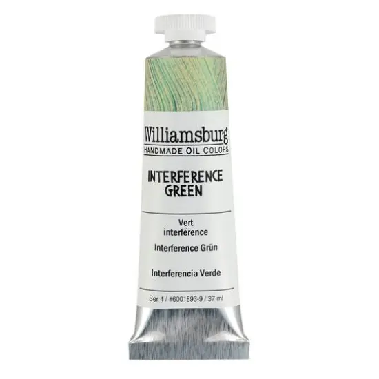 Williamsburg&reg; Artist Oil Colors, 37mL Interference Green {1}