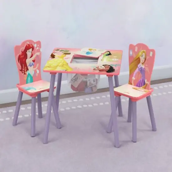 Delta Children Disney&reg; Princess Kids Table & 2 Chairs Set with Storage {3}