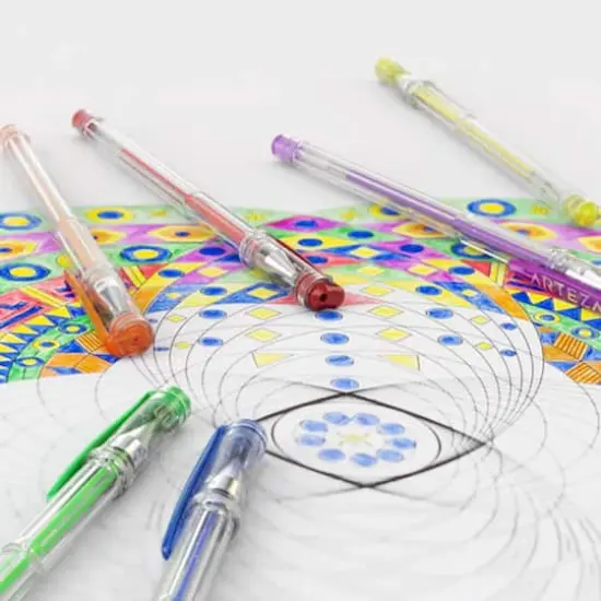 Arteza&reg; 60 Color Gel Pen Set {6}