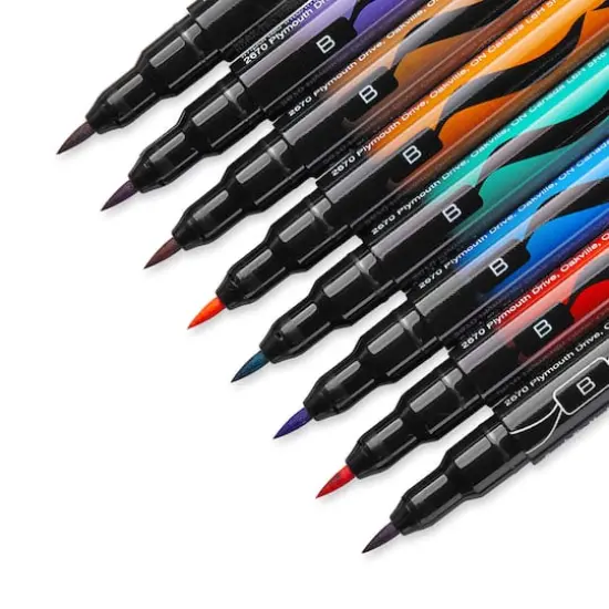 Prismacolor&reg; Premier&reg; Brush Tip Marker, 8-Color Set {3}