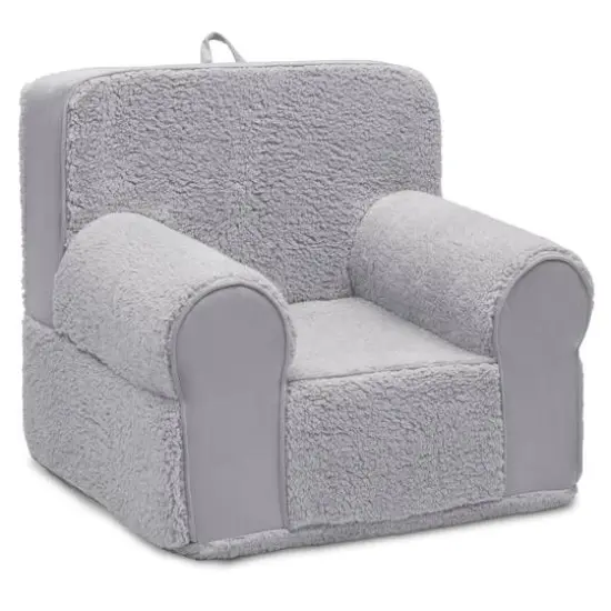 Deluxe Sherpa Suede Chair {3}