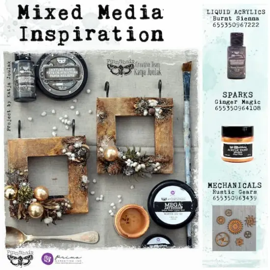 Finnabair&reg; Art Alchemy Sparks Acrylic Paint, 1.7oz. Ginger Magic {3}