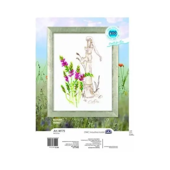 RTO Bloomy Herbs with Water Spout Cross Stitch Kit {3}