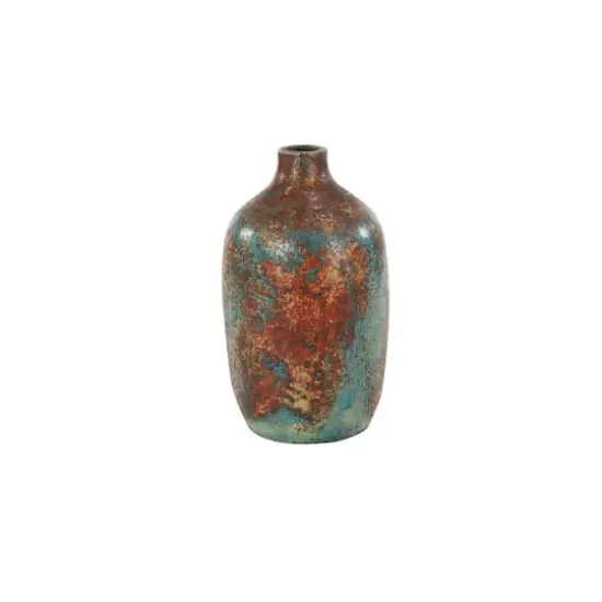 Multicolored Ceramic Rustic Vase {4}