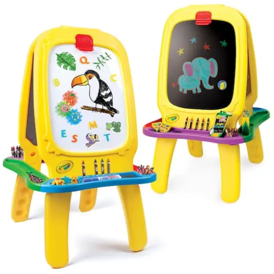 Crayola&reg; Deluxe Magnetic Double-Sided Easel {3}