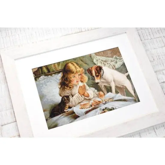 Luca-s Prayer Counted Cross Stitch Kit {3}