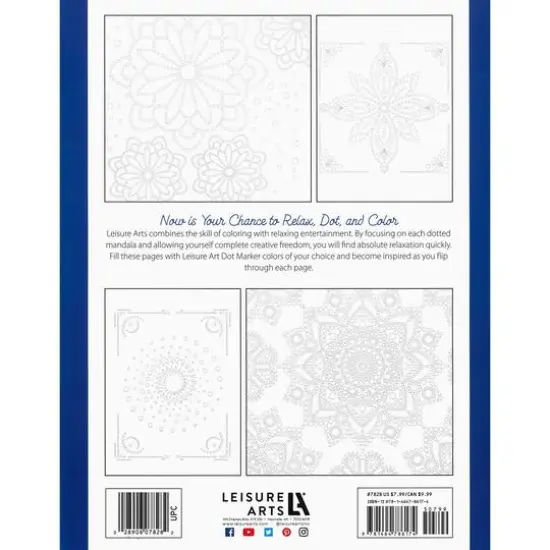 Leisure Arts&reg; Meditative Dotting Coloring Book {4}
