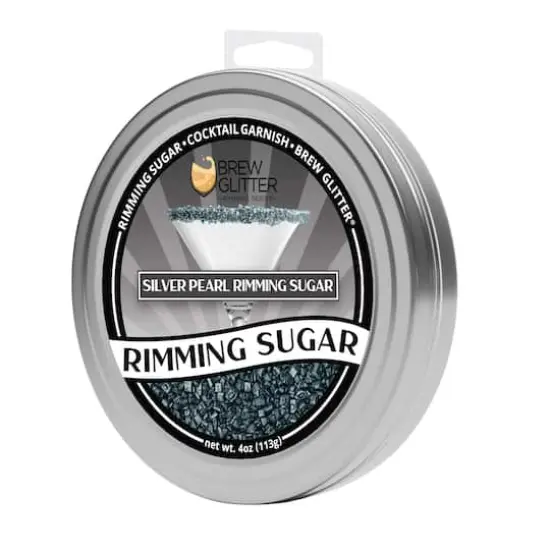 Bakell&reg; Brew Glitter Rimming Sugar Silver {3}